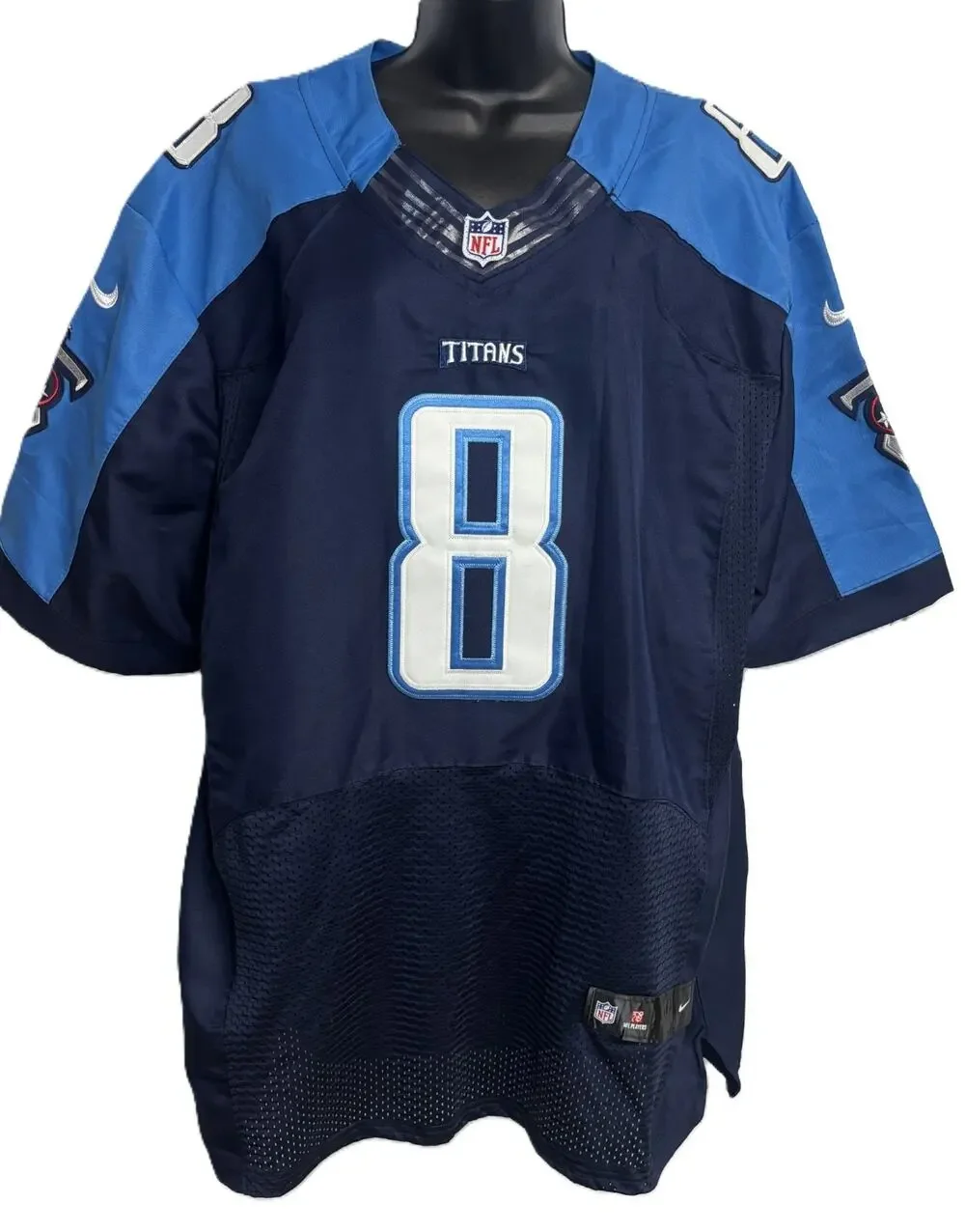 Tennessee Titans Size 56 Marcus Mariota #8 Nike On Field NFL Jersey Blue Sports